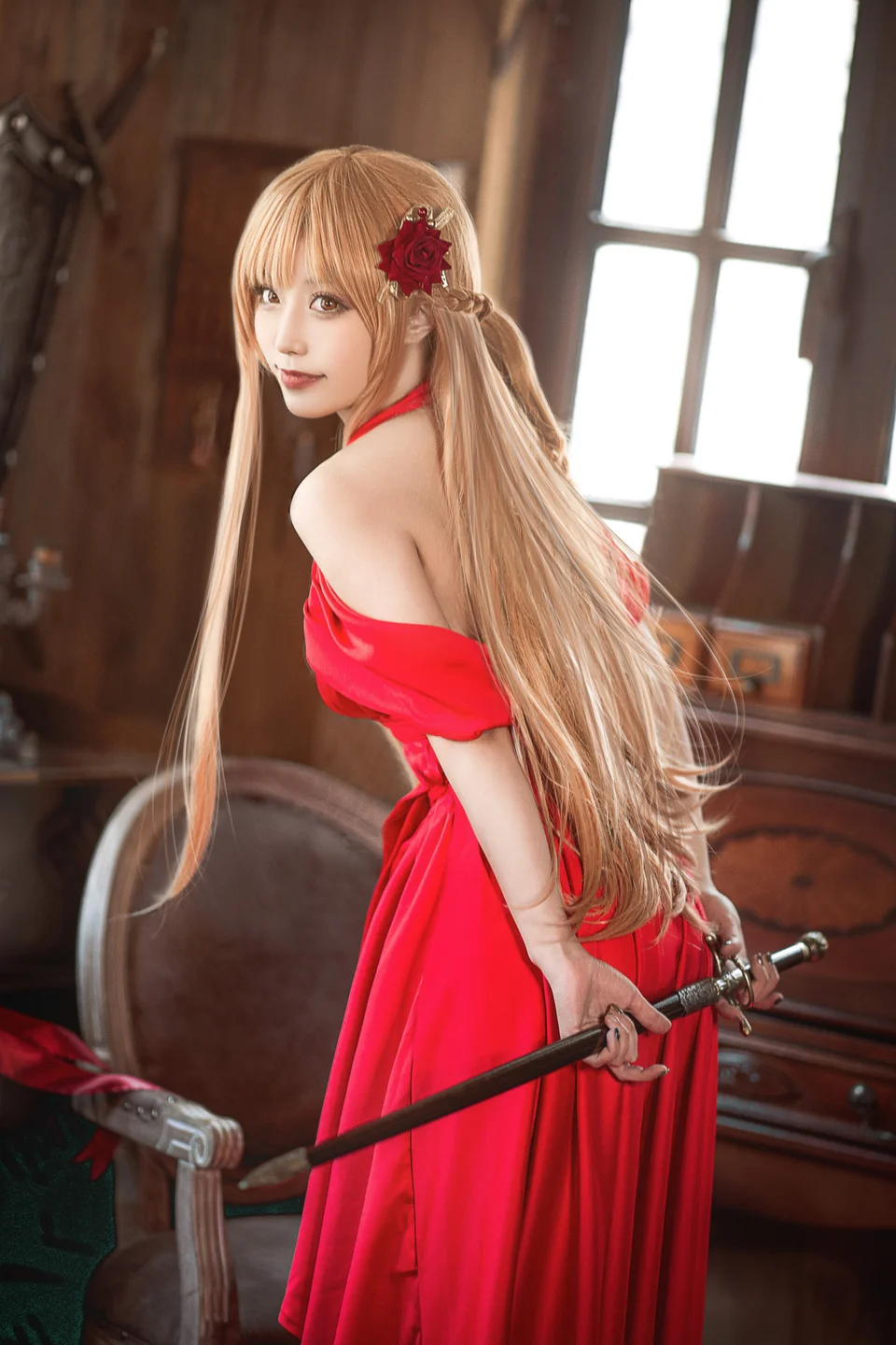 切切celia - 刀剑神域·亚丝娜 礼服 [28P-534MB] tg@simisebaisi 【丝足阁】010.webp